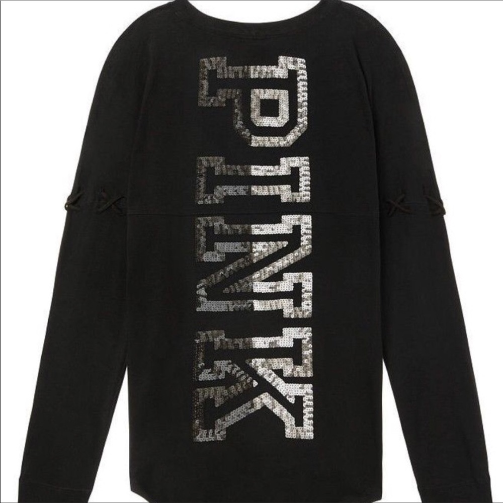 Bling varsity crew tee FINAL PRICE